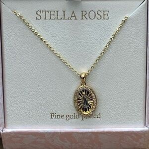 Stella Rose Gold Plated Pendant Necklace